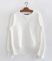  ANACHRONORM Fleece Crew Neck Sweatshirt [WHITE]