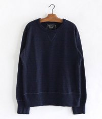  ANACHRONORM INDIGO Fleece Crew Neck Sweatshirt [INDIGO]