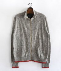  ANACHRONORM Cotton Knit Zip-Up Track Jacket [GRAY]