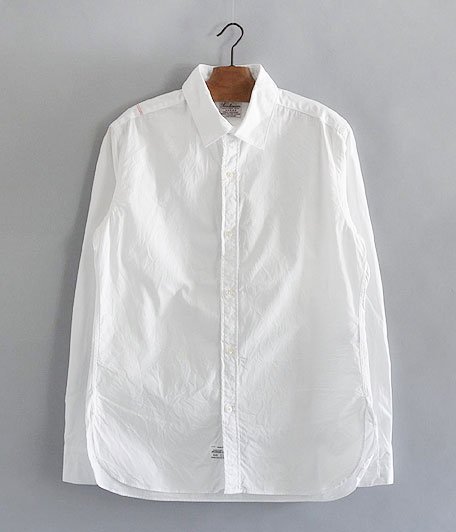  ANACHRONORM Stitch Cuff Broad Color Shirt [WHITE]