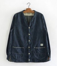  ANACHRONORM Zimbabwe Denim Shirts-Cardigan [INDIGO]