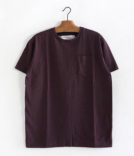  NECESSARY or UNNECESSARY POCKET TEE 4 [BORDEAUX]