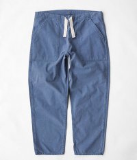  ANACHRONORM Sulfur Satin Tapered Eazy Pants [BLUE]