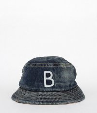  ANACHRONORM BEAT INITIAL HAT by DECHO [INDIGO 