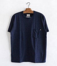  ANACHRONORM Marble Jersey Binderneck Tee [NAVY]