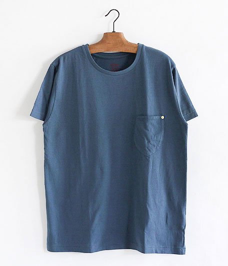  ANACHRONORM Standard C Neck Pocket T-shirt [ST.BLUE]