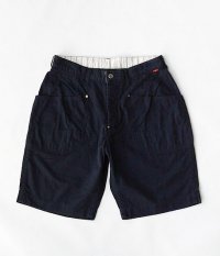  ANACHRONORM Colored Work Wide Shorts [NAVY]