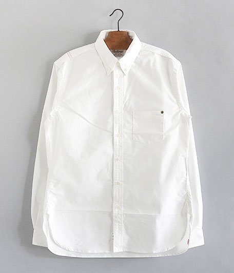  ANACHRONORM Chambray Twill B.D Shirts [WHITE]