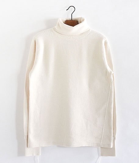  ANACHRONORM Waffle Face TurtleNeck Under-Shirt [OFF WHITE]