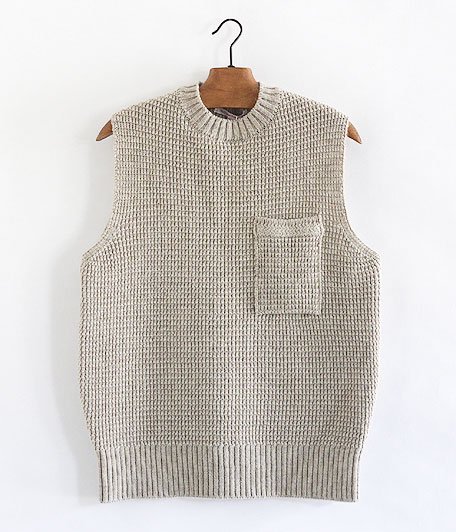  NECESSARY or UNNECESSARY KNIT VEST 2 [BEIGE]