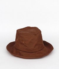  ANACHRONORM BIG WAX HAT by DECHO [BROWN]