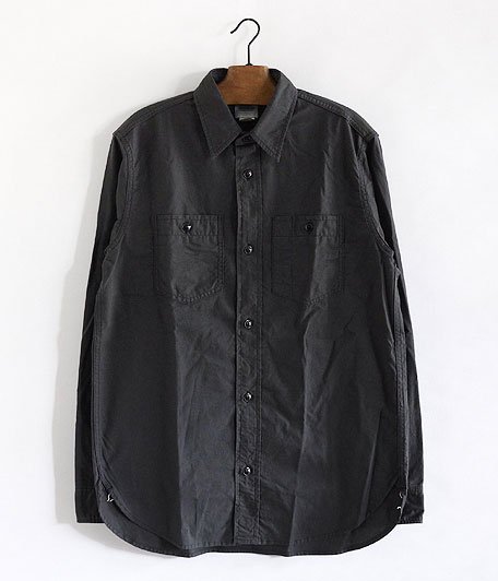  WORKERS Work Shirt [CHARCOAL BLACK]
