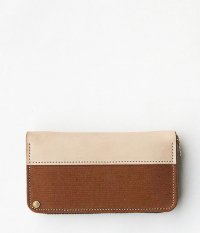  ANACHRONORM Zip Around Wallet by BRASSBOUND [BROWN]