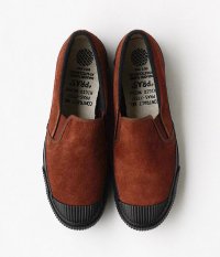  ANACHRONORM Shellcap Slip-On by PRAS [BROWN]