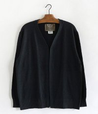  ANACHRONORM Silk Cotton Sweater Cardigan [BLACK NAVY]