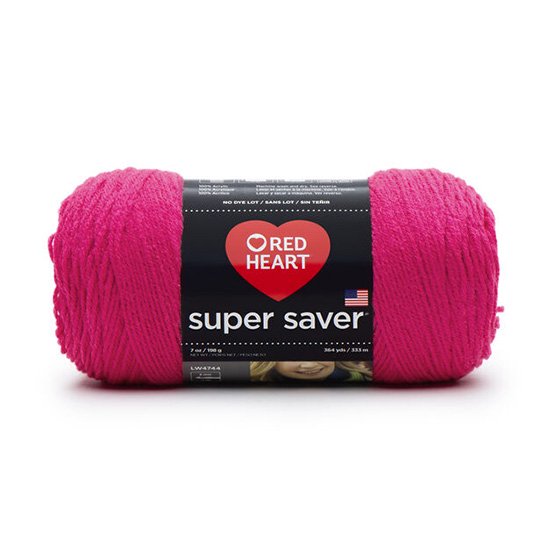 スーパーセーバー（ショッキングピンク） - 輸入毛糸と編み物ツールのオンラインストア・チカディー