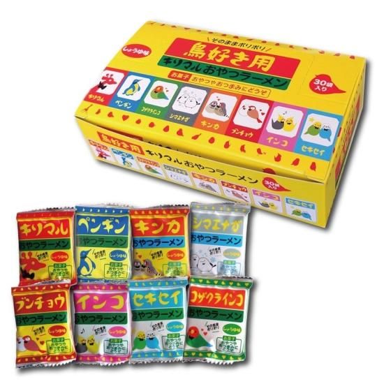鳥好き用おやつラーメン （3g×30袋入） - キリマルラーメンの小笠原