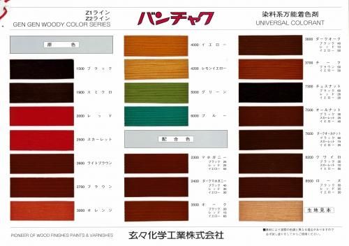 Z1バンチャク[プロ御用達]ギター・ウクレレ塗装用染料系万能着色剤
