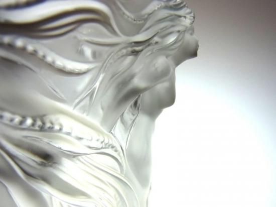 ラリック　限定花瓶 LALIQUE ラリック 花瓶 魚模様 MARINA VASE｜トレファクONLINE