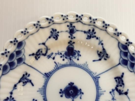 ロイヤルコペンハーゲンブルーフルーテッド フルーレース　ミニプレート2枚 ロイヤルコペンハーゲン（Royal Copenhagen） ブルー