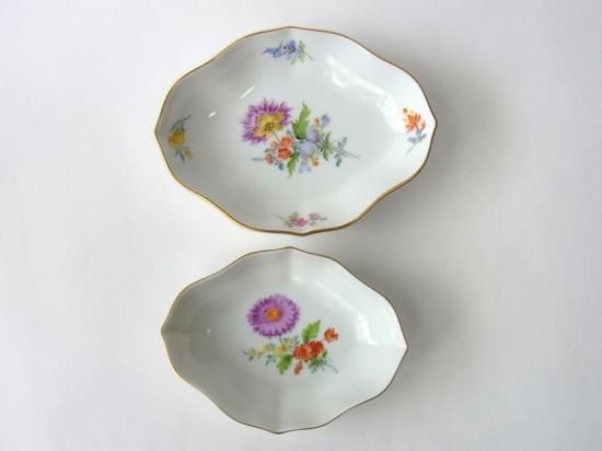 MEISSEN マイセン ベーシックフラワー 3つ花 プレート皿-www.steffen