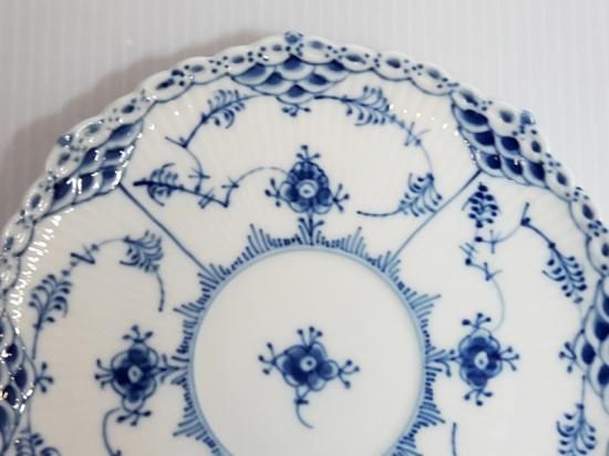   フルレースソーサー ロイヤルコペンハーゲン カップ＆ソーサー□ブルーフルーテッド