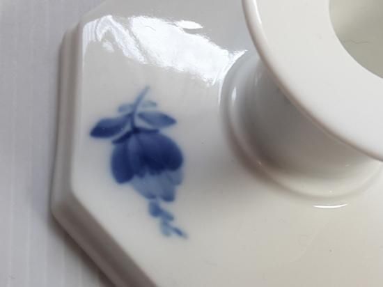 ロイヤルコペンハーゲン キャンドルスタンド□ブルーフラワー プレイン