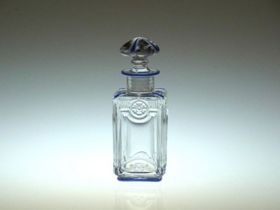 オールド バカラ 香水瓶 ○ エンパイア パフュームボトル 12.5cm 花紋