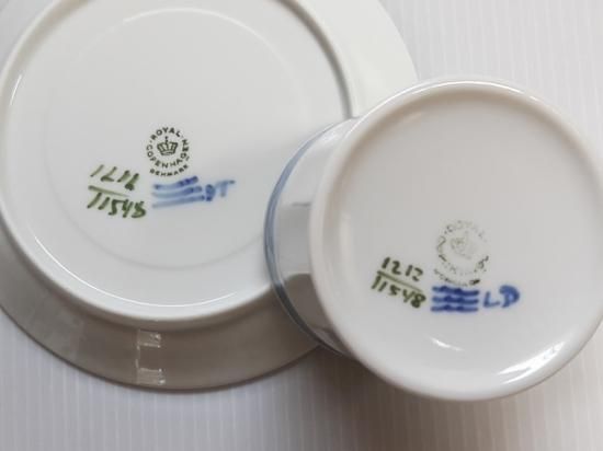 未使用品 極美品 ロイヤルコペンハーゲン ブルーファン ラウンドプラター ROYAL COPENHAGEN - 未使用品 ロイヤルコペンハーゲン ブルー