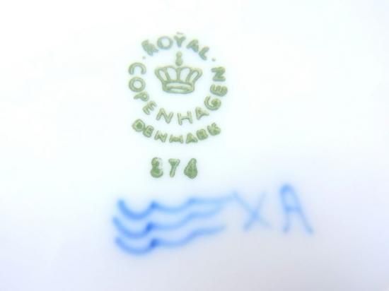 ロイヤルコペンハーゲン プレート□ブルーフラワーカーブ