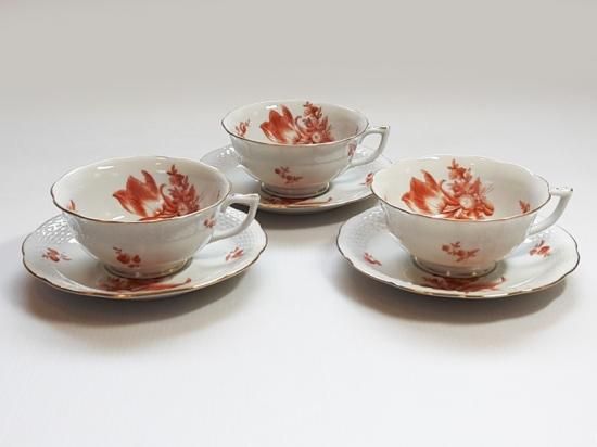 フランスアンティーク　SALINS デミカップ3客セット フランスアンティーク SALINS デミカップ3客セット フランス