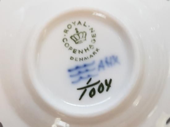 ロイヤルコペンハーゲン プレート□ブルーフルーテッド フル