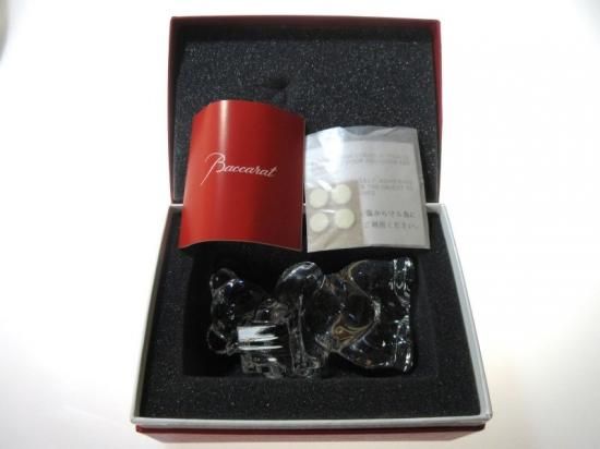 バカラ フィギュリン ○ 置物 クマ プレゼント ベアー 熊 くま