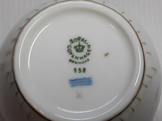 ロイヤルコペンハーゲン かもめ　陶器の置き物 ロイヤルコペンハーゲン シュガーポット□シーガル 小物入れ