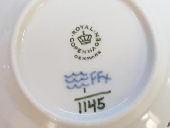 ロイヤルコペンハーゲン プレート□ブルーフルーテッド フルレース