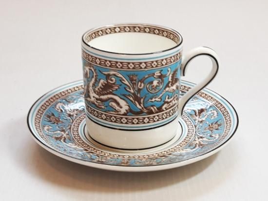 7IN WEDGWOOD ウェッジウッド フロレンティーン ターコイズ カップ