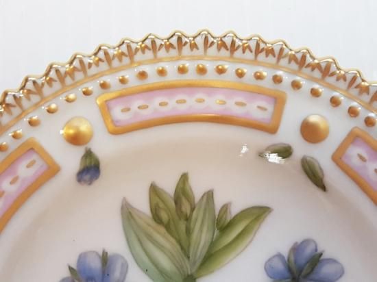 フローラダニカ　バタープレート　豆皿　③ ロイヤルコペンハーゲン プレート□フローラダニカ バター