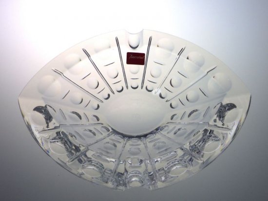 バカラ 灰皿 エキノックス アッシュトレイ クリスタル 小皿 Equinox 箱付き - アンティーク ヴィンテージの高級クリスタル 陶磁器