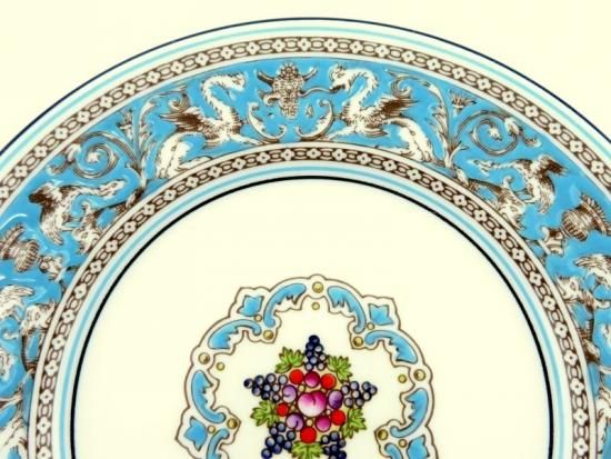 ウェッジウッド プレート□フロレンティーン ターコイズ デザート