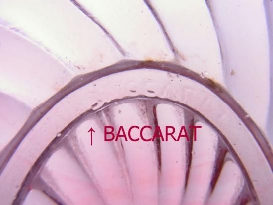 オールドバカラ バンブーローズ クリスタルガラス アクセサリートレイ オールドバカラ トレイ ○ バンブーローズ ソープトレイ 石鹸