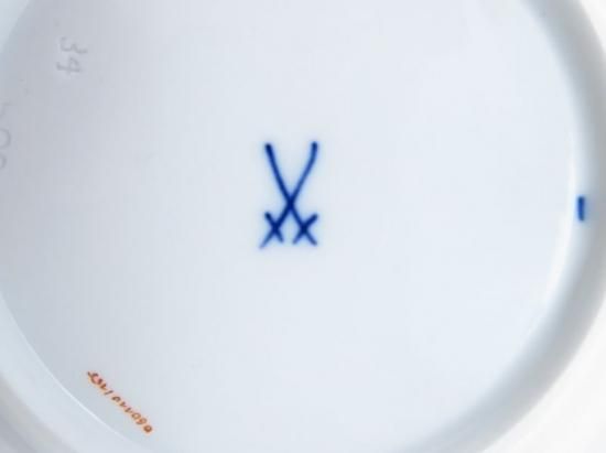 マイセン プレート□ベーシックフラワー ブーケ 三つ花 デザート