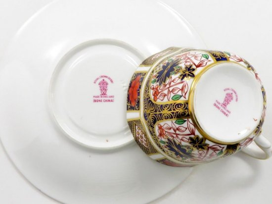 ロイヤルクラウンダービー カップ＆ソーサー□オールドイマリ コーヒーC&S 1客 伊万里 Old Imari Royal Crown Derby 4  - アンティーク ヴィンテージの高級クリスタル 陶磁器｜グラスクラシック