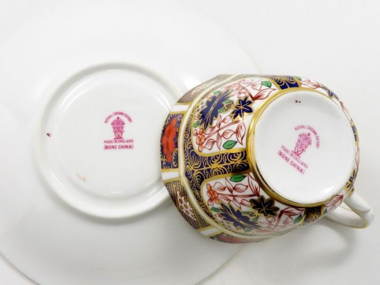 ロイヤルクラウンダービー カップ＆ソーサー□オールドイマリ コーヒーC&S 1客 伊万里 Old Imari Royal Crown Derby 5  - アンティーク ヴィンテージの高級クリスタル 陶磁器｜グラスクラシック