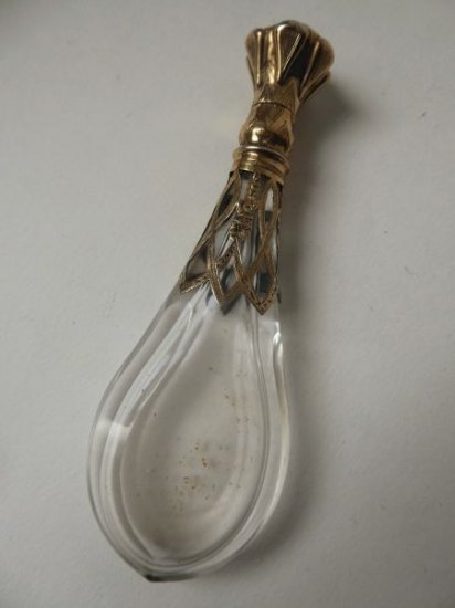 1900年初頭✨フランス アンティーク香水瓶 ゴールドフィリグリー - www