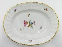 【 E566 】 真作保証品　ベルリン王立磁器製陶所　KPM　花々文八角形額皿 ベルリン王立磁器製陶所（KPM） 花文 金彩 ティーカップ