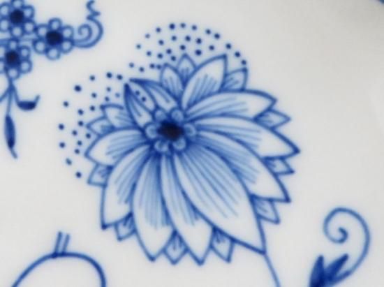 マイセン プレート□ブルーオニオン 波型プレート 5枚セット 小皿