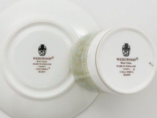 ウェッジウッド カップ＆ソーサー□コロンビア セージグリーン デミタスC&S 6客セット WEDGWOOD 1級品 - アンティーク  ヴィンテージの高級クリスタル 陶磁器｜グラスクラシック