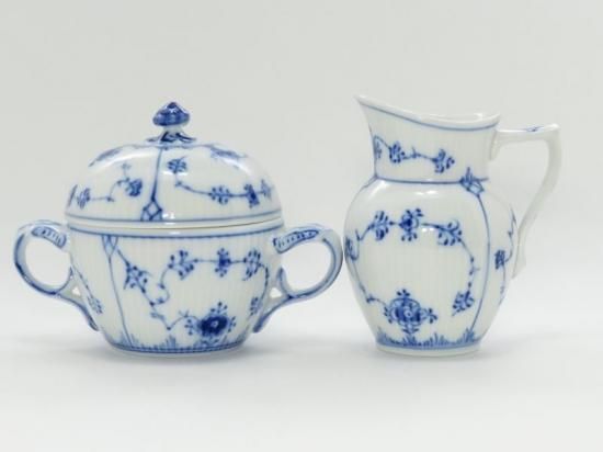 ご専用✨ロイヤルコペンハーゲン ブルーフルーテッド フルレース 皿5 シュガーWEDGWOOD