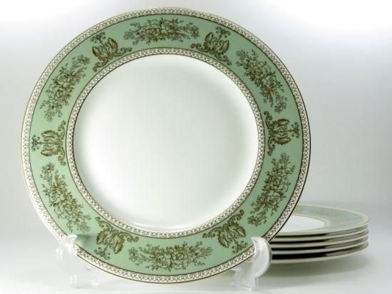 ウェッジウッド コロンビアセージグリーン ディナープレート2枚セット ウェッジウッド コロンビアセージグリーン ディナープレート2枚