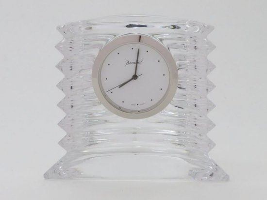 バカラ 時計 ○ ラランド ラランデ クロック 7.5cm 置時計 クリスタル 